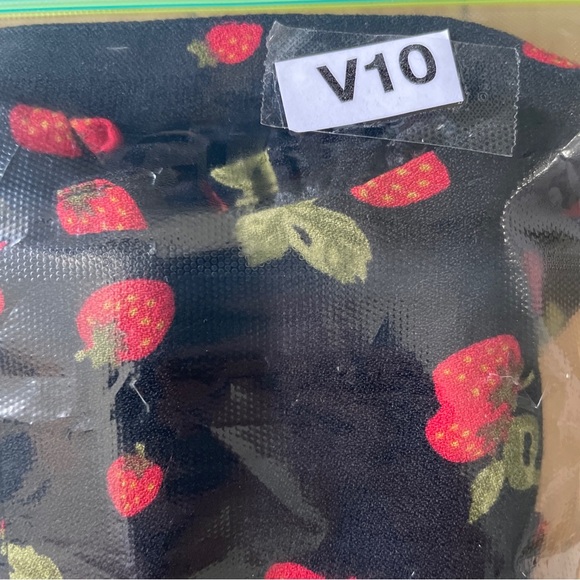 Reformation Black Strawberry Print Tank Top - Picture 8 of 13